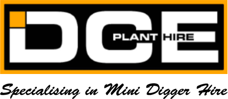 DCE Plant Hire Logo for the about section of the home page